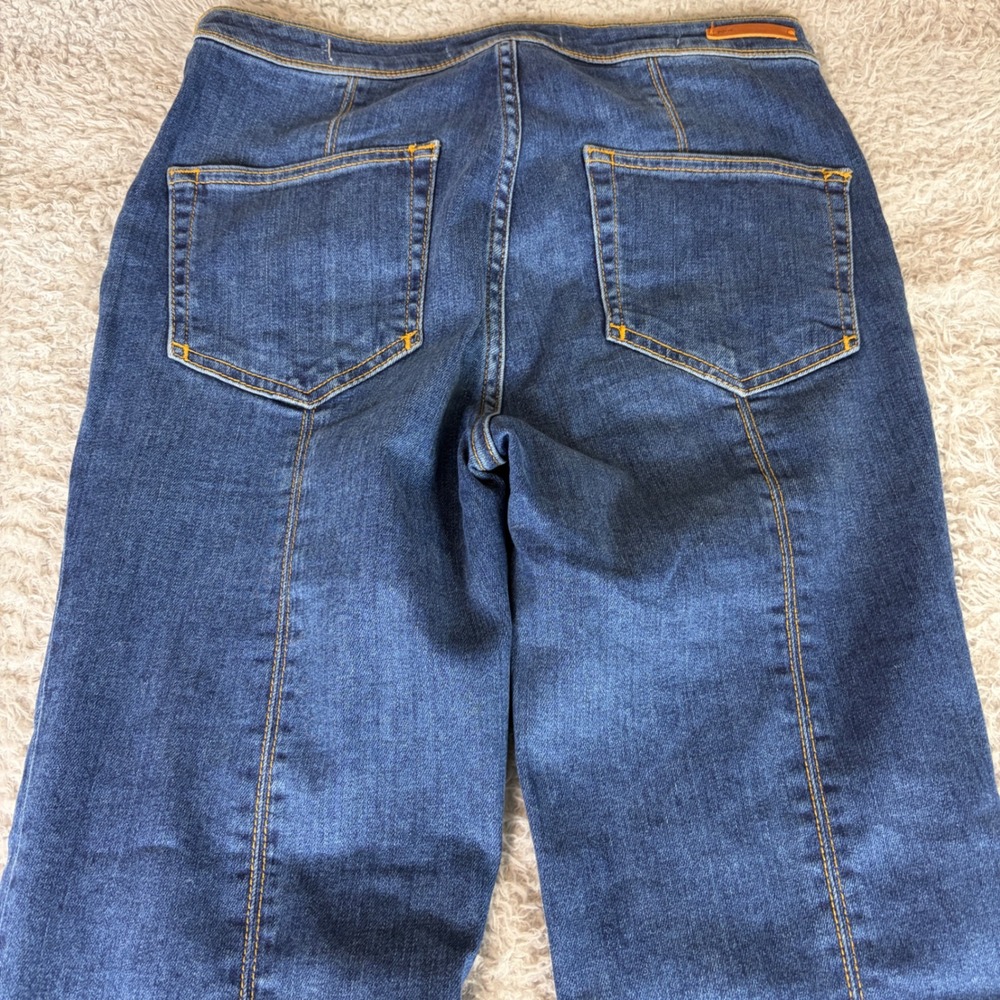 Anthropologie Pilcro and the Letterpress High Rise Bootcut Jeans Blue Size 28 - Picture 10 of 11